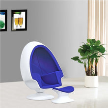Load image into Gallery viewer, Fine Mod Imports Alpha Egg Chair and Ottoman