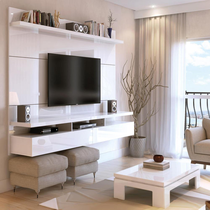 Manhattan Comfort City 2.2 Floating Wall Theater Entertainment Center | TV Panels | Modishstore
