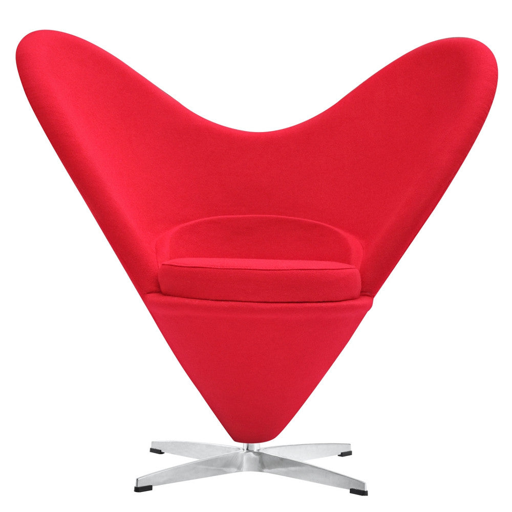 Fine Mod Imports Heart Chair | Accent Chairs | Modishstore-2