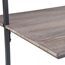 Load image into Gallery viewer, Burnt Oak Wall Mounted Floating Desk By Homeroots | Desks | Modishstore - 5