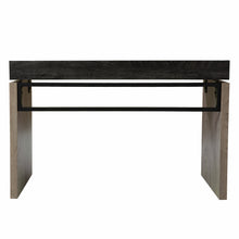 Load image into Gallery viewer, Black Wood and Iron Writing Desk By Homeroots | Desks | Modishstore - 6