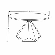 Load image into Gallery viewer, 32&quot; Brown And White Solid Wood and Marble Geo Coffee Table By Homeroots | Coffee Tables | Modishstore - 3