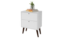 Load image into Gallery viewer, Accentuations by Manhattan Comfort Taby 2 Drawer Nightstand