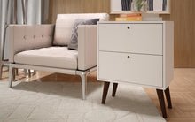 Load image into Gallery viewer, Accentuations by Manhattan Comfort Taby 2 Drawer Nightstand