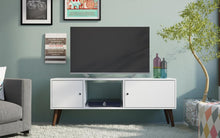 Load image into Gallery viewer, Accentuations by Manhattan Comfort Varberg Splayed Leg TV Stand