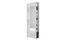 Load image into Gallery viewer, Accentuations by Manhattan Comfort Valencia 1.0 - 10 Shelf with 3 Hooks and Full Length Mirror Shoe Closet