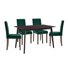 Load image into Gallery viewer, Modway Prosper 5 Piece Upholstered Velvet Dining Set | Dining Sets | Modishstore-7