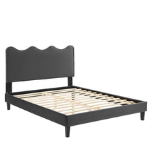 Load image into Gallery viewer, Current Performance Velvet Twin Platform Bed By Modway - MOD-6729-CHA | Beds |  Modishstore - 6