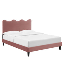 Load image into Gallery viewer, Current Performance Velvet Twin Platform Bed By Modway - MOD-6729-CHA | Beds |  Modishstore - 12