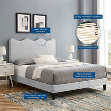 Load image into Gallery viewer, Current Performance Velvet Twin Platform Bed By Modway - MOD-6729-CHA | Beds |  Modishstore - 25
