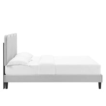 Load image into Gallery viewer, Current Performance Velvet Twin Platform Bed By Modway - MOD-6729-CHA | Beds |  Modishstore - 27
