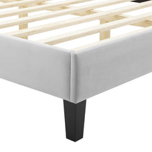 Load image into Gallery viewer, Current Performance Velvet Twin Platform Bed By Modway - MOD-6729-CHA | Beds |  Modishstore - 29