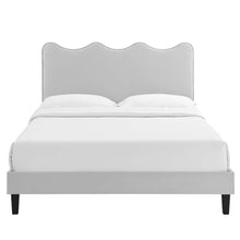 Load image into Gallery viewer, Current Performance Velvet Twin Platform Bed By Modway - MOD-6729-CHA | Beds |  Modishstore - 30