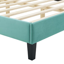 Load image into Gallery viewer, Current Performance Velvet Twin Platform Bed By Modway - MOD-6729-CHA | Beds |  Modishstore - 40