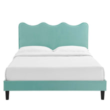 Load image into Gallery viewer, Current Performance Velvet Twin Platform Bed By Modway - MOD-6729-CHA | Beds |  Modishstore - 41
