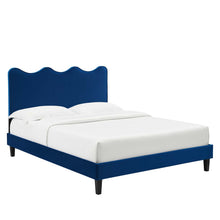 Load image into Gallery viewer, Current Performance Velvet Twin Platform Bed By Modway - MOD-6729-CHA | Beds |  Modishstore - 45