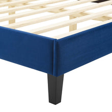 Load image into Gallery viewer, Current Performance Velvet Twin Platform Bed By Modway - MOD-6729-CHA | Beds |  Modishstore - 51