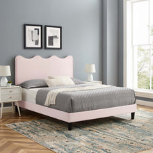 Load image into Gallery viewer, Current Performance Velvet Twin Platform Bed By Modway - MOD-6729-CHA | Beds |  Modishstore - 59