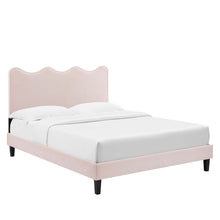 Load image into Gallery viewer, Current Performance Velvet Twin Platform Bed By Modway - MOD-6729-CHA | Beds |  Modishstore - 56