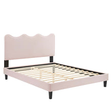 Load image into Gallery viewer, Current Performance Velvet Twin Platform Bed By Modway - MOD-6729-CHA | Beds |  Modishstore - 61