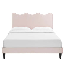 Load image into Gallery viewer, Current Performance Velvet Twin Platform Bed By Modway - MOD-6729-CHA | Beds |  Modishstore - 63
