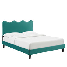 Load image into Gallery viewer, Current Performance Velvet Twin Platform Bed By Modway - MOD-6729-CHA | Beds |  Modishstore - 67