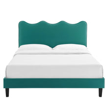 Load image into Gallery viewer, Current Performance Velvet Twin Platform Bed By Modway - MOD-6729-CHA | Beds |  Modishstore - 74