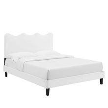 Load image into Gallery viewer, Current Performance Velvet Twin Platform Bed By Modway - MOD-6729-CHA | Beds |  Modishstore - 78