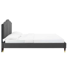 Load image into Gallery viewer, Emerson Performance Velvet King Platform Bed By Modway - MOD-6860 | Beds | Modishstore - 8