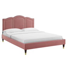 Load image into Gallery viewer, Emerson Performance Velvet King Platform Bed By Modway - MOD-6860 | Beds | Modishstore - 15