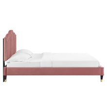 Load image into Gallery viewer, Emerson Performance Velvet King Platform Bed By Modway - MOD-6860 | Beds | Modishstore - 22