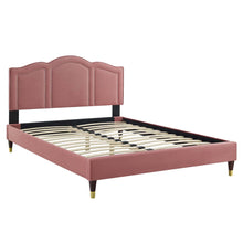 Load image into Gallery viewer, Emerson Performance Velvet King Platform Bed By Modway - MOD-6860 | Beds | Modishstore - 23