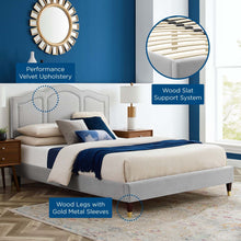 Load image into Gallery viewer, Emerson Performance Velvet King Platform Bed By Modway - MOD-6860 | Beds | Modishstore - 34