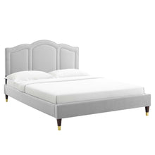 Load image into Gallery viewer, Emerson Performance Velvet King Platform Bed By Modway - MOD-6860 | Beds | Modishstore - 29