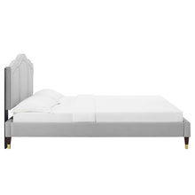 Load image into Gallery viewer, Emerson Performance Velvet King Platform Bed By Modway - MOD-6860 | Beds | Modishstore - 36