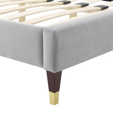 Load image into Gallery viewer, Emerson Performance Velvet King Platform Bed By Modway - MOD-6860 | Beds | Modishstore - 39