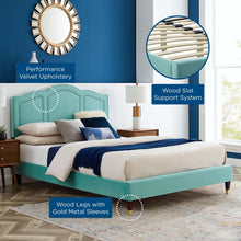 Load image into Gallery viewer, Emerson Performance Velvet King Platform Bed By Modway - MOD-6860 | Beds | Modishstore - 48