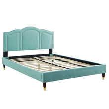 Load image into Gallery viewer, Emerson Performance Velvet King Platform Bed By Modway - MOD-6860 | Beds | Modishstore - 51