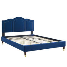 Load image into Gallery viewer, Emerson Performance Velvet King Platform Bed By Modway - MOD-6860 | Beds | Modishstore - 65