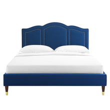 Load image into Gallery viewer, Emerson Performance Velvet King Platform Bed By Modway - MOD-6860 | Beds | Modishstore - 70