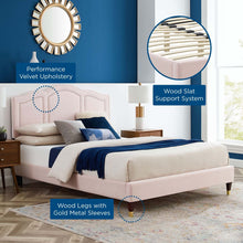 Load image into Gallery viewer, Emerson Performance Velvet King Platform Bed By Modway - MOD-6860 | Beds | Modishstore - 76