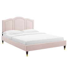 Load image into Gallery viewer, Emerson Performance Velvet King Platform Bed By Modway - MOD-6860 | Beds | Modishstore - 71