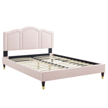 Load image into Gallery viewer, Emerson Performance Velvet King Platform Bed By Modway - MOD-6860 | Beds | Modishstore - 79