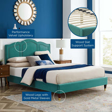 Load image into Gallery viewer, Emerson Performance Velvet King Platform Bed By Modway - MOD-6860 | Beds | Modishstore - 90