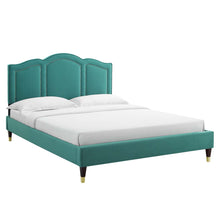 Load image into Gallery viewer, Emerson Performance Velvet King Platform Bed By Modway - MOD-6860 | Beds | Modishstore - 85
